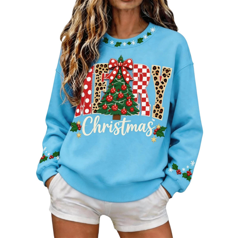 Women's Loose-Fit Round-Neck Printed Short-Sleeve Top