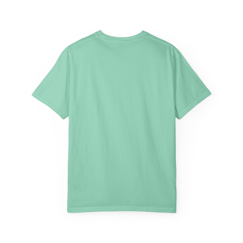 Beach Graphic T-Shirt – Vintage Blue "BEACH" Print