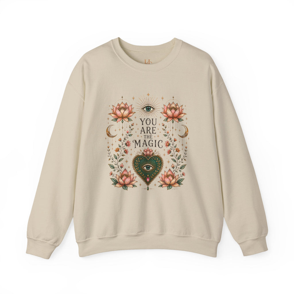 You Are the Magic Mystical Lotus Crewneck Sweatshirt