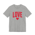 LOVE Heart Graphic Tee – Valentine’s Day Red Love T-Shirt