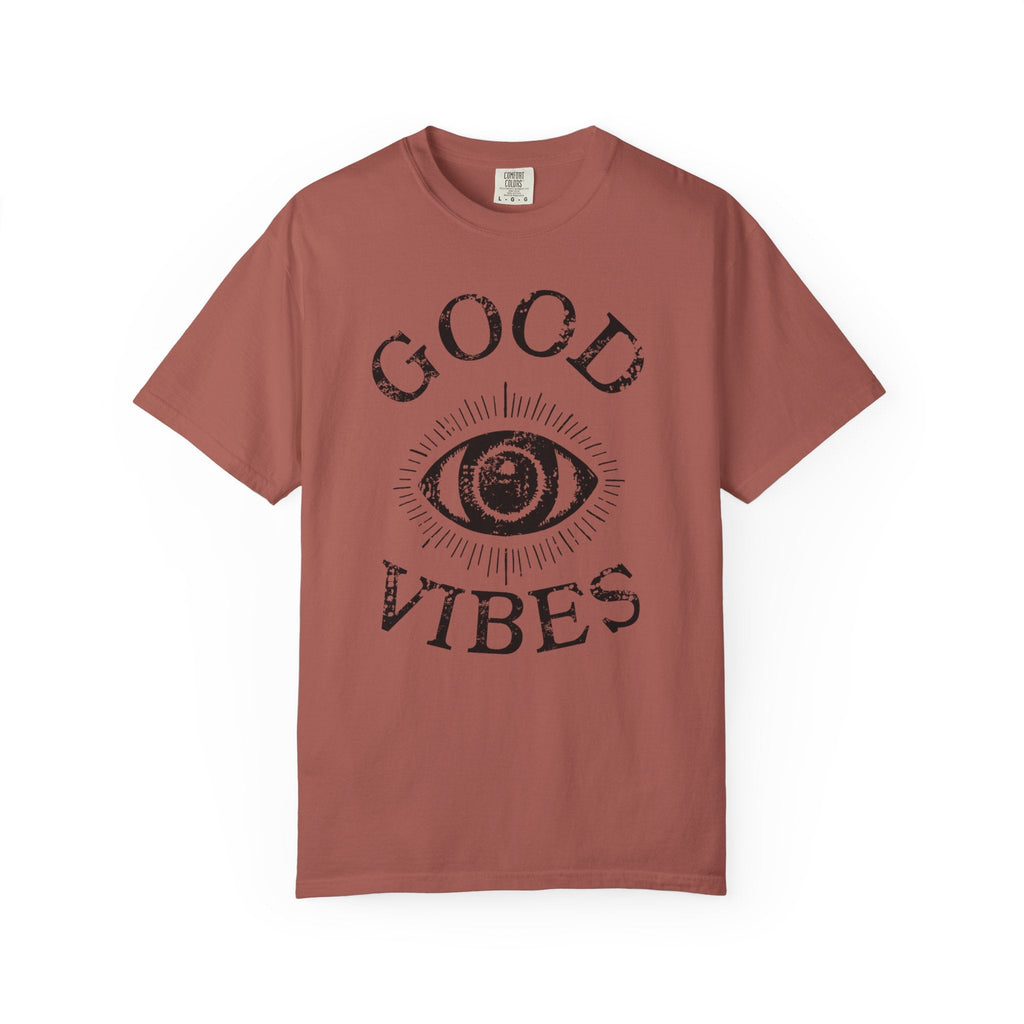 Good Vibes Eye T-Shirt: Vintage Mystic Graphic Tee