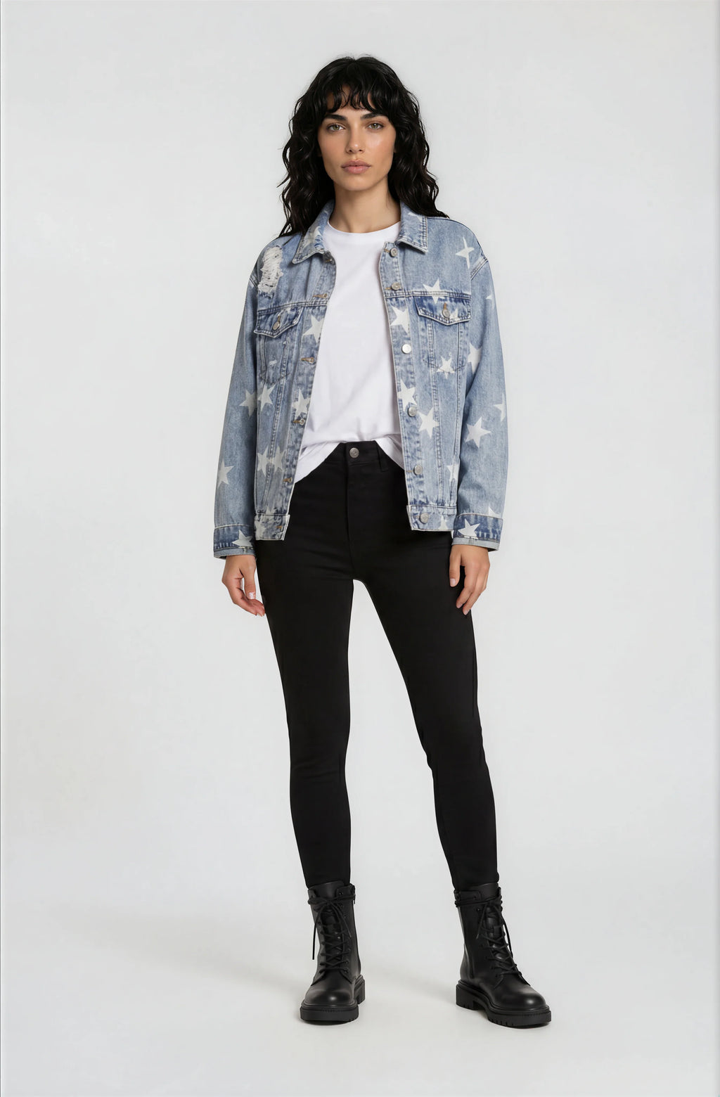 Washed Star Denim Jacket