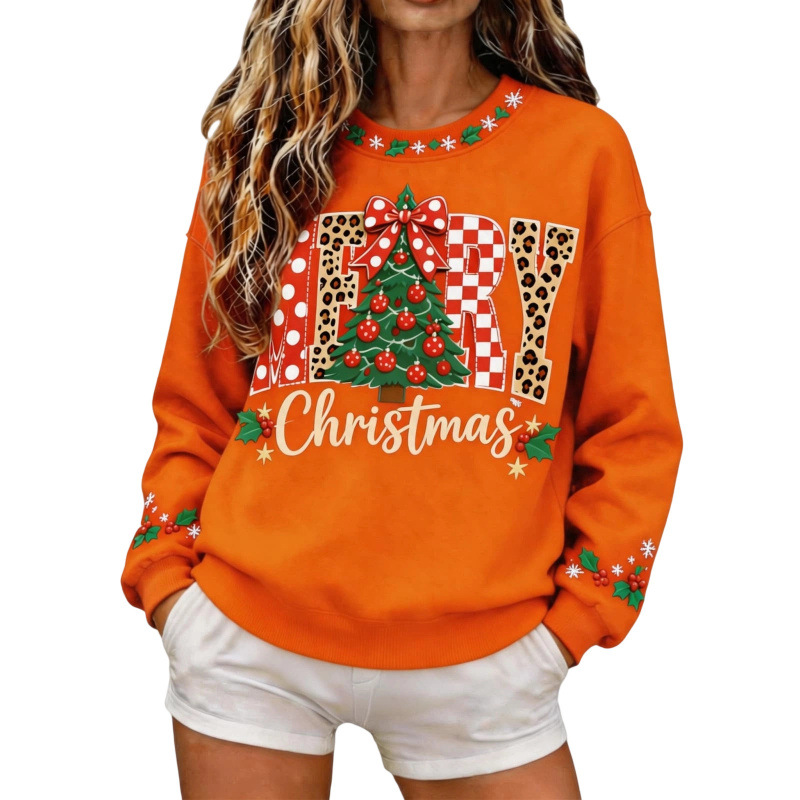 Women's Loose-Fit Round-Neck Printed Short-Sleeve Top