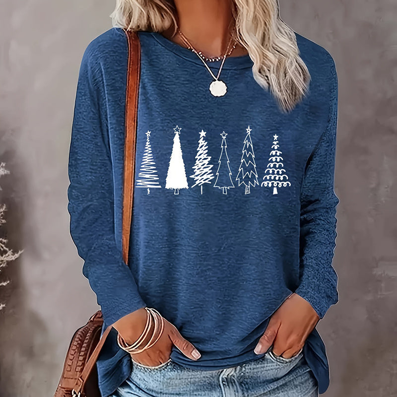 Women’s Christmas Shirt | Cute Christmas Tree Graphic Tee