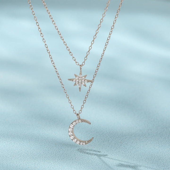 Crescent Vermeil Necklace